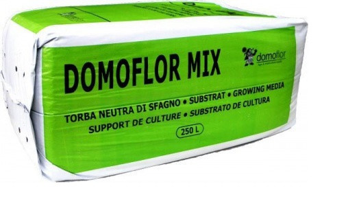Торфяний субстрат DOMOFLOR MIX 20 (Домофлор Мікс), фракція 0-20 мм, 250 л., фото 1
