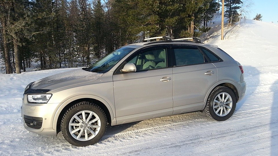 Дефлектори вікон (вітровики) Audi Q3 5d 2011 (Ауді Ку3) A11711