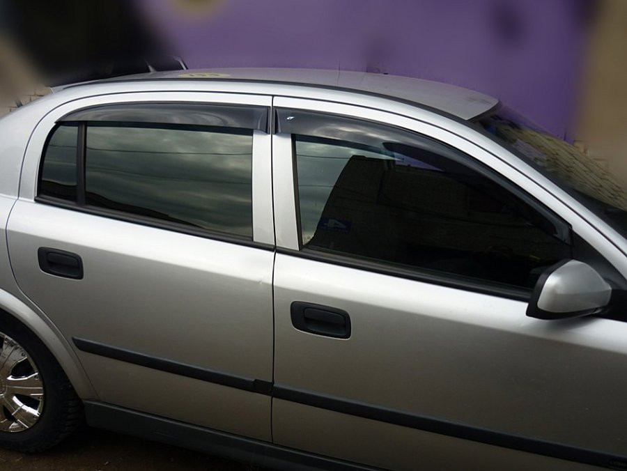 Дефлектори вікон (вітровики) OPEL Astra G Sd/Hb 1998-2004 "EuroStandart" Cobra tuning OE13398