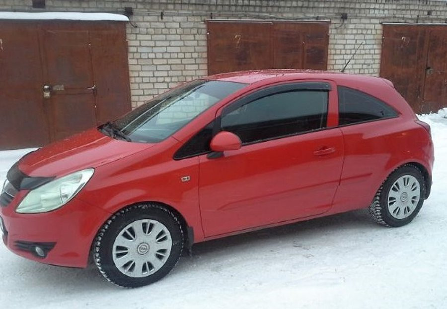 Дефлектори вікон (вітровики) OPEL Corsa D 3d 2006 Cobra tuning O10706