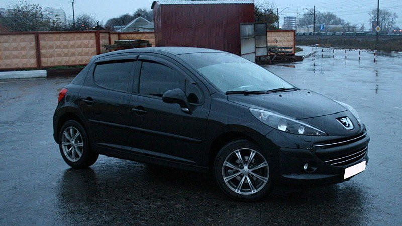 Дефлектори вікон (вітровики) PEUGEOT 207 Hb 5d 2006 Cobra tuning P10306