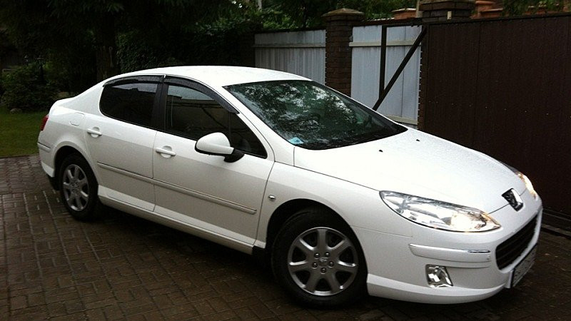 Дефлектори вікон (вітровики) PEUGEOT 407 sd 2004- Cobra tuning P10804