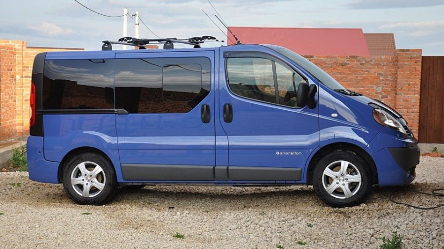 Дефлектори вікон (вітровики) RENAULT Trafic II 2001 Cobra tuning R11901