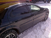 Дефлектори вікон (вітровики) Волга Сайбер 2008 Cobra tuning Г0001