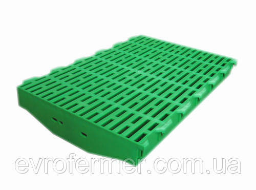 Пластиковая-щелевая решетка зеленая - фото 1 - id-p801490283