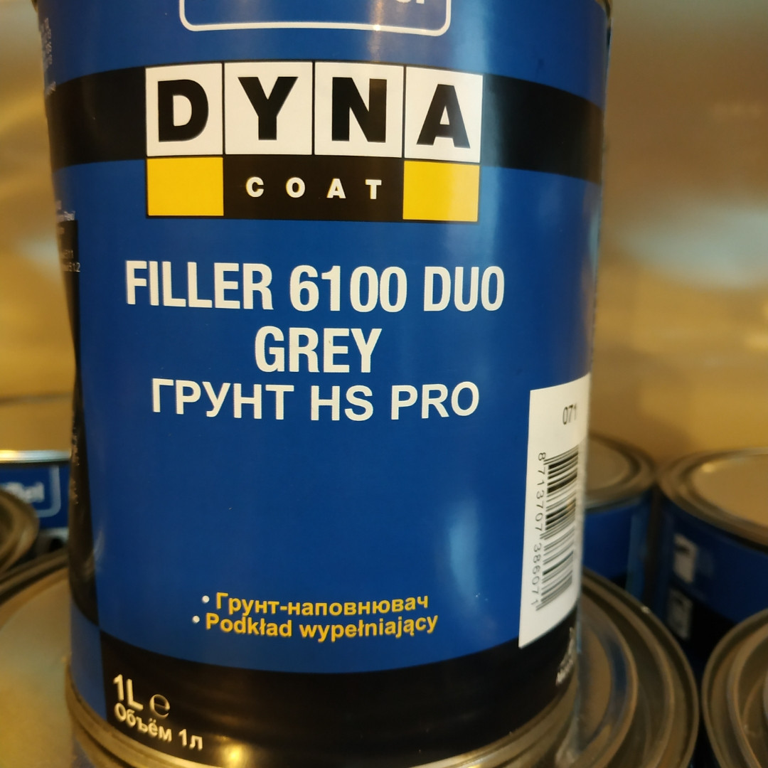 Ґрунт втомобільний Dyna FIL 6100 DUO GREY 1л, фото 1