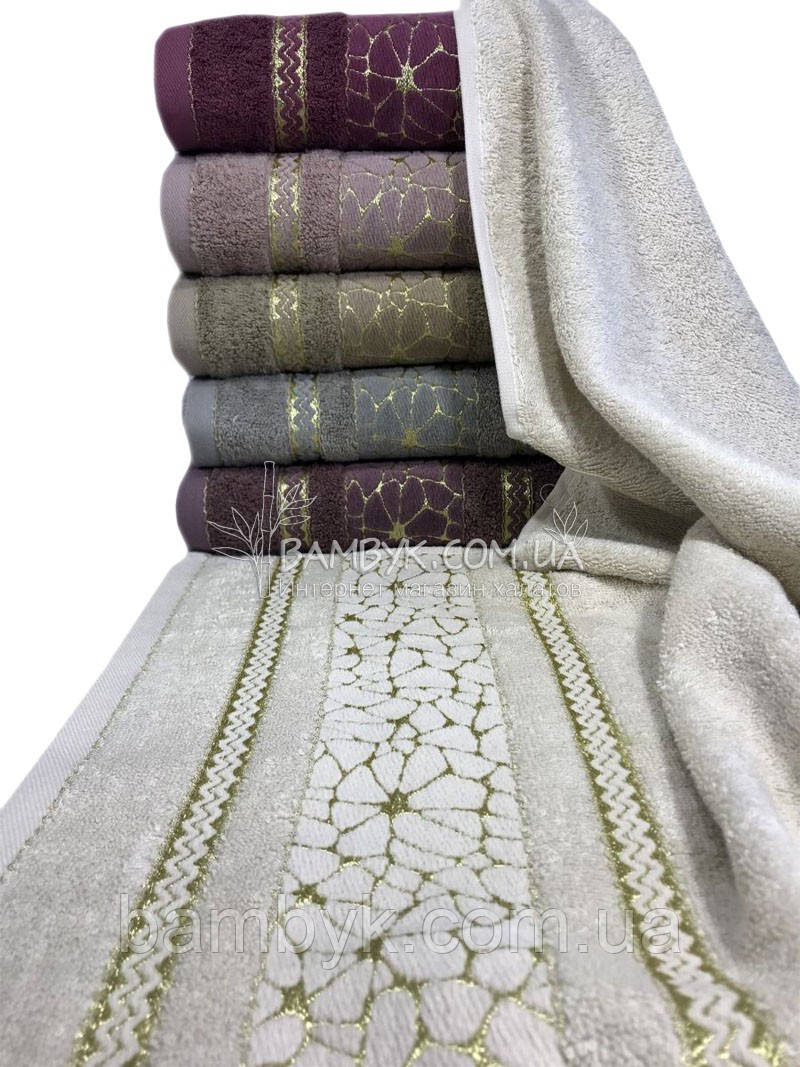 Pupilla-Miasoft рушники банні 70x140 у наборі (бамбук) 6-шт