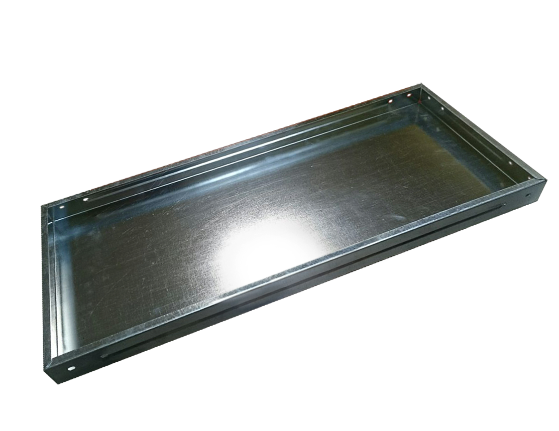 Металева полиця для стелажу оцинкована 0.6 900 / 400