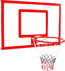 Щит баскетбольний металевий Newt Jordan з кільцем і сіткою 1200х900мм
