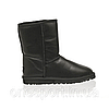 Жіночі уггі UGG Classic Short leather black original, фото 2