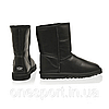 Жіночі уггі UGG Classic Short leather black original, фото 3
