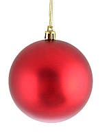 Шар d-8 см червоний матовий