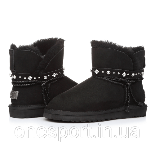 Жіночі уггі UGG Mini Strap black original, фото 1