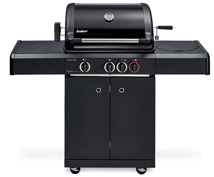 Газовий гриль Enders KANSAS Black Pro 3 K Turbo