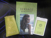 Женский мини-парфюм в кожаном чехле Versace Versense 20ml