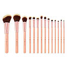 Набір пензлів для макіяжу BH Cosmetics BH Chic Brush Set with Cosmetic Case (14 штук), фото 6