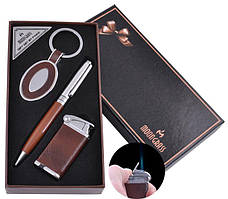 Брелок подарунковий набір, ручка, запальничка (Гостре полум'я) №AL-608