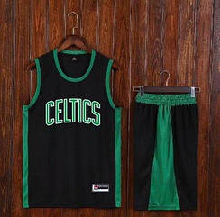 Форма чорна Boston Celtics (майка + шорти)