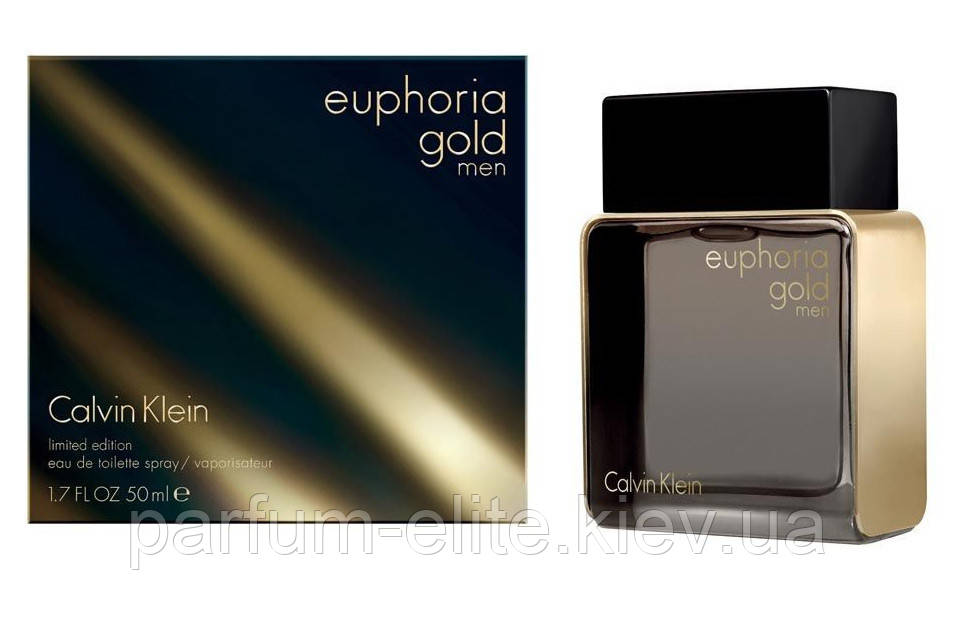 Мужская туалетная вода Calvin Klein Euphoria Gold Men 50ml - фото 1 - id-p69020580