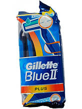Набір одноразових станків для гоління Gillette Blue II Plus 10 шт в упаковці