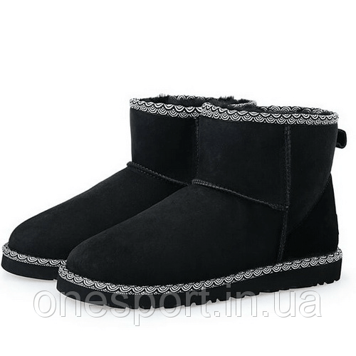 Жіночі уггі UGG Classic Mini Liberty black original, фото 1