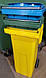 Пластиковий бак для сміття 120 л., фото 8