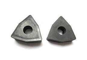 Пластини т/с змін. шестигранні з кутом 80гр. з отв. і стружколом. канавк. 02114(WNUM) ГОСТ 19048-80