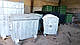 Оцинкований бак для сміття 1,1 м3. тестовий, виставковий, фото 4