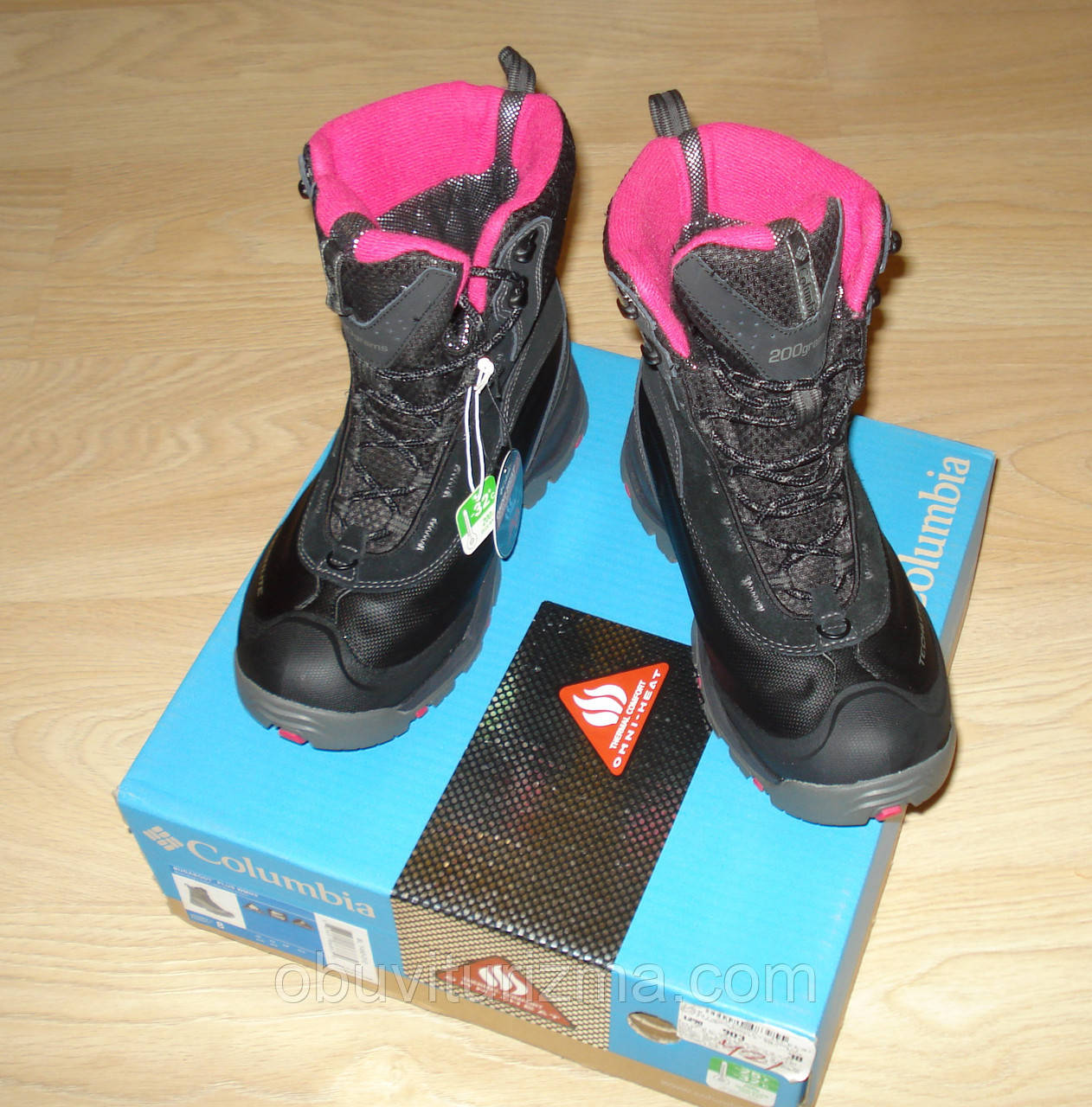 Жіночі черевики фірмові зимові Columbia Bugaboot Plus -32C мороза (USA-6 EUR 37 )