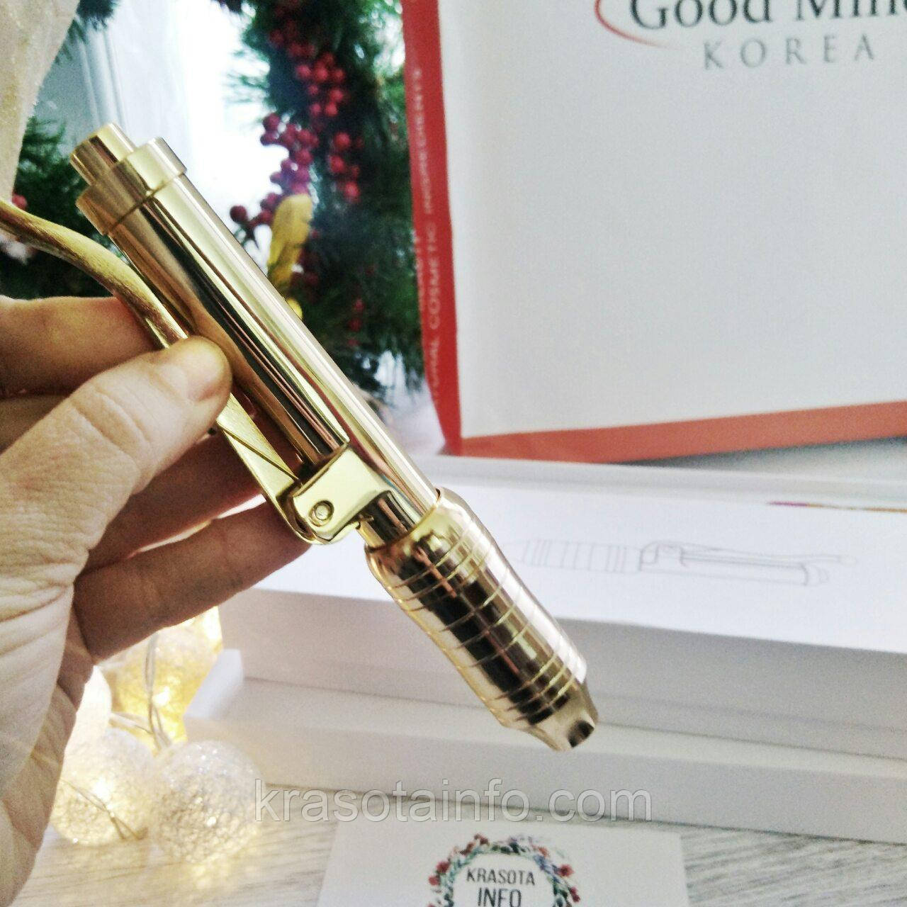 Hyaluron Pen Gold Апарат для безинекционного введення - Hyaluronic Pen, Гіалурон пен механічний.