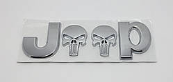 Емблема напис JEEP Punisher Skull