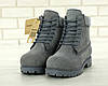 Зимние ботинки Timberland grey, мужские ботинки с натуральным мехом. ТОП Реплика ААА класса., фото 4