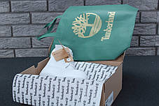 Зимові черевики Timberland White, жіночі черевики з вовняним хутром. ТОП Репліка ААА класу., фото 2
