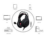 Навушники ігрові Xiberia Nubwo N2 Gaming з мікрофоном (сріблястий), фото 5