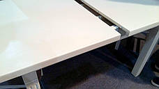 Стіл обідній Класик Люкс 120 Fusion Furniture , колір білий, ваніль RAL1013, бежевий RAL1015, фото 4