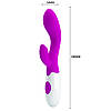Вібратор для вагінально-кліторальної стимуляції для G-точки Rabbit Vibrator, фото 6
