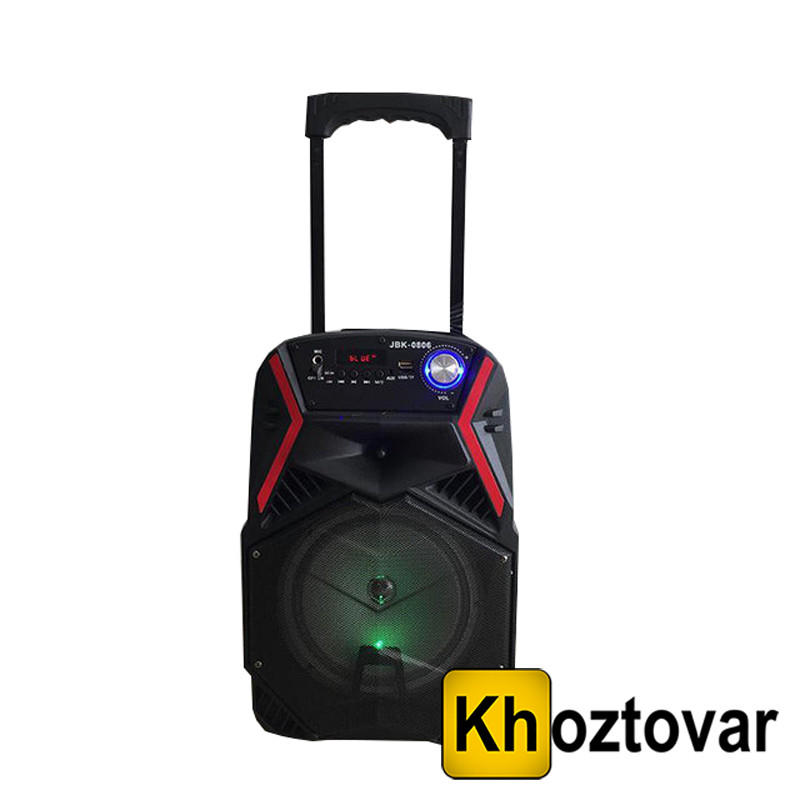 Портативна акустична система JBK-0806 з мікрофоном