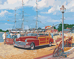 AS 0365 "Портове містечко" Картина за номерами на полотні Art Story 40х50см