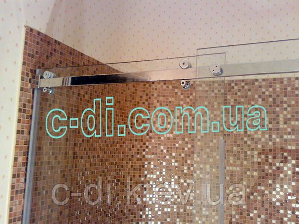 Скляна душова перегородка з розсувними дверима, фото 1