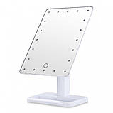 Дзеркало для макіяжу з LED підсвічуванням Large Led Mirror 22 діода, фото 4