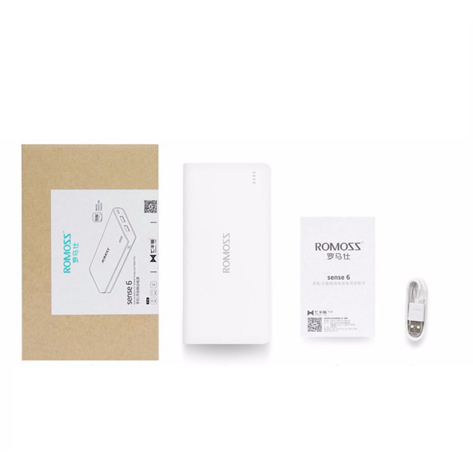 Power Bank Romoss 20000 mAh / Портативний зарядний пристрій / Зовнішній акумулятор