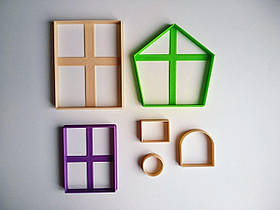 3D-формочки-вирубки для пряників "Будинок 5"