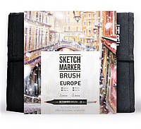 Набор маркеров SKETCHMARKER BRUSH 36 Evropa - Европа (36 маркеров + сумка)