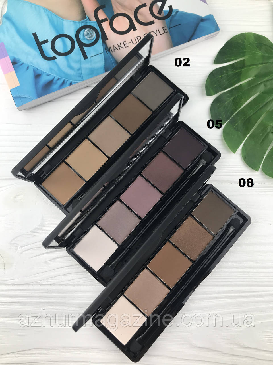 Палітра тіней для повік Topface Pro Palette Eyeshadow