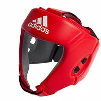 Шолом боксерський Adidas з ліцензією Aiba (червоний, AIBAH1) L
