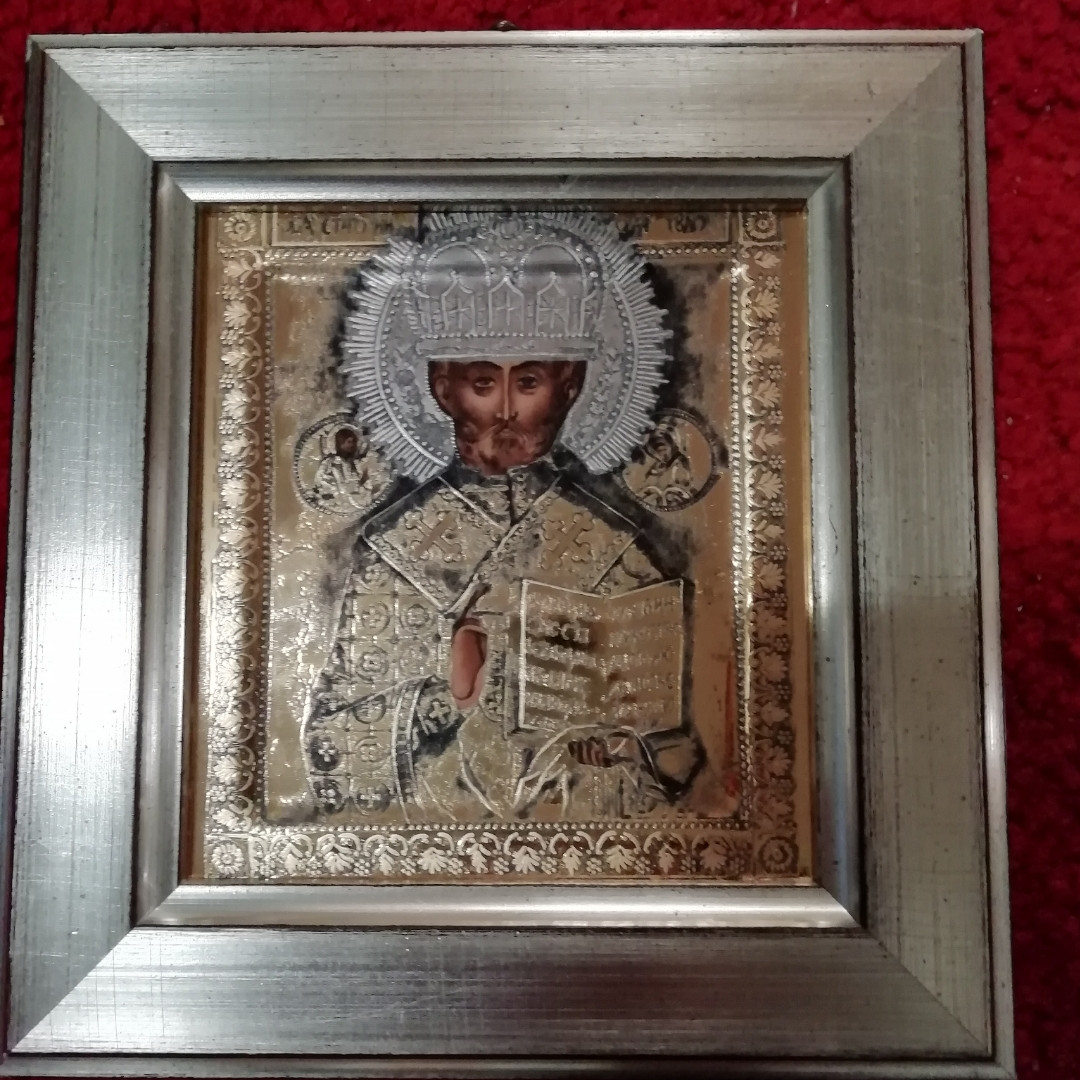 Порцеляновий ікона Святий Миколай, фото 1