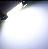 Світлодіодні Лампочки Festoon LED COB C5W 12 V 36 мм Надяскраві Лампи, фото 3