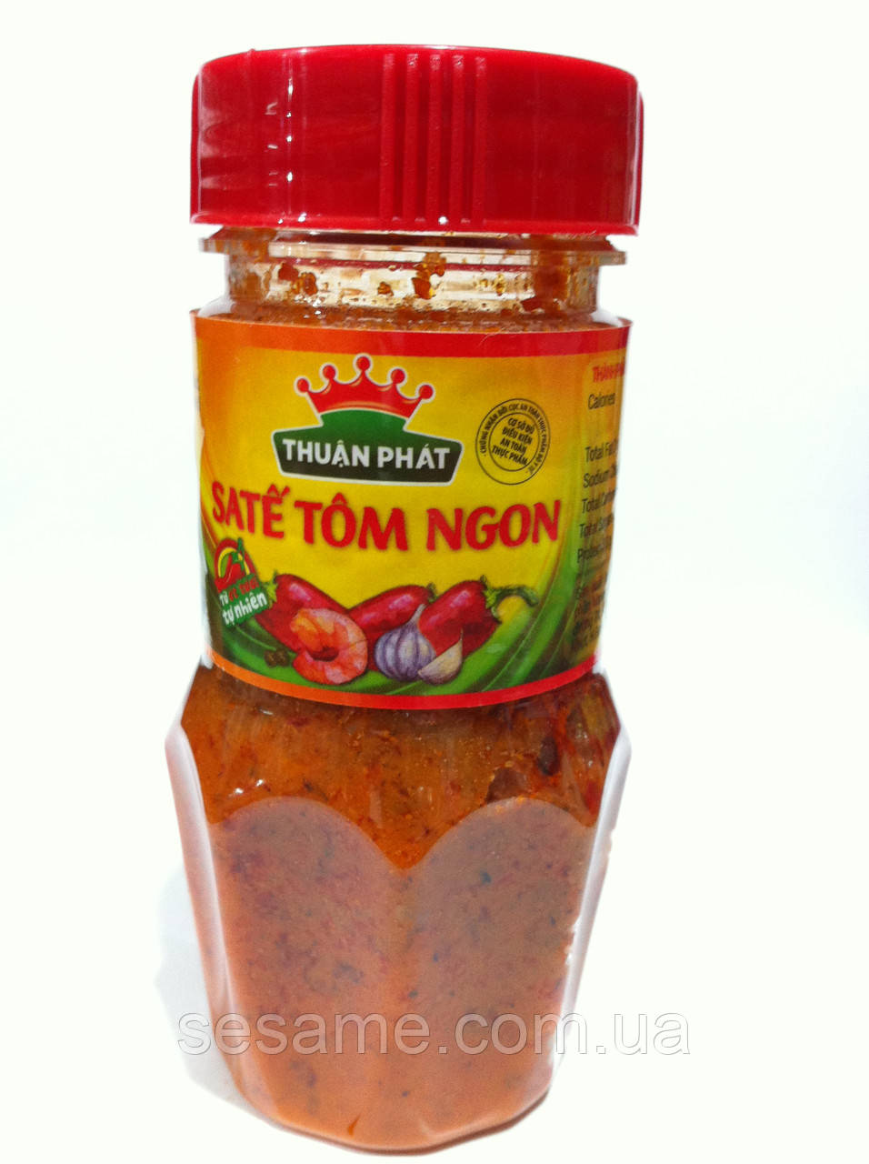 Креветочная овочева гостра паста Thuan Phat Sate Tom Ngon 85г (В'єтнам)
