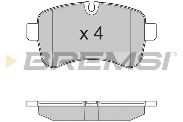 Колодки тормозные задние Iveco Daily 06-14 (brembo) - фото 3 - id-p835007152