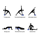 Набір для йоги - 2 йога-блоку, ремінь, шкарпетки (рожевий), фото 4